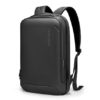 Městský černý batoh na notebook Campus Mark Ryden, 15l, voděodolný, Usb port, černý
