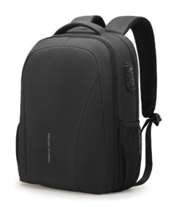 Městský černý batoh na notebook Bounce Mark Ryden, 20l, 30l, voděodolný, Usb port, černý